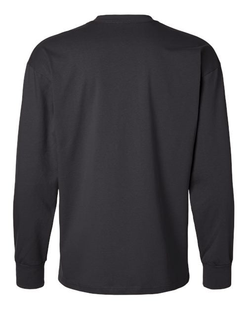 Next Level 7211, Unisex Heavyweight Long Sleeve Tee, Graphite Black