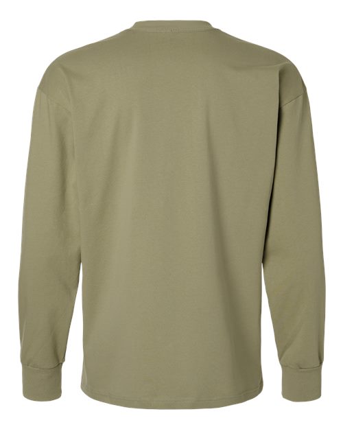 Next Level 7211, Unisex Heavyweight Long Sleeve Tee, Light Olive