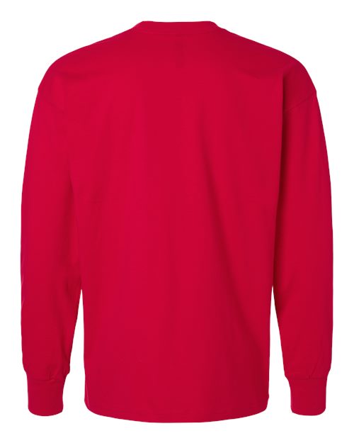 Next Level 7211, Unisex Heavyweight Long Sleeve Tee, Red