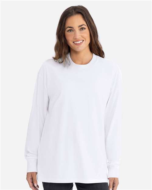 Next Level 7211, Unisex Heavyweight Long Sleeve Tee, White