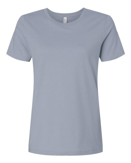 BELLA + CANVAS 6400, Women’s Relaxed Jersey Tee, Vintage Denim