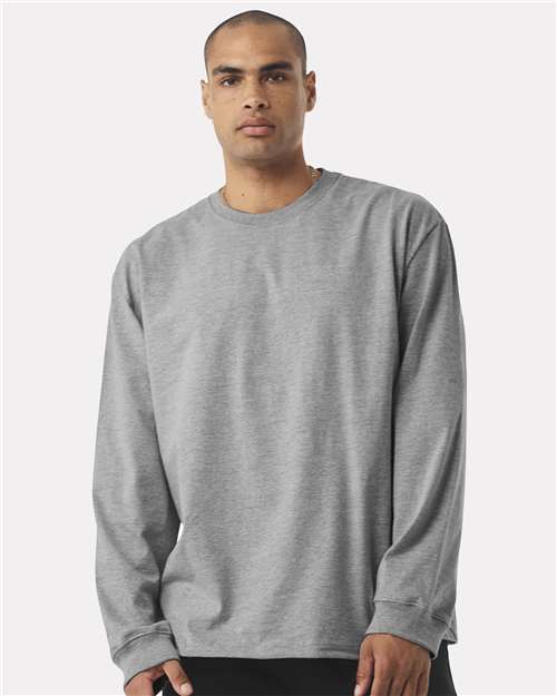 BELLA + CANVAS 4651, Unisex 7.5 Oz Heavyweight Long Sleeve Tee, Athletic Heather