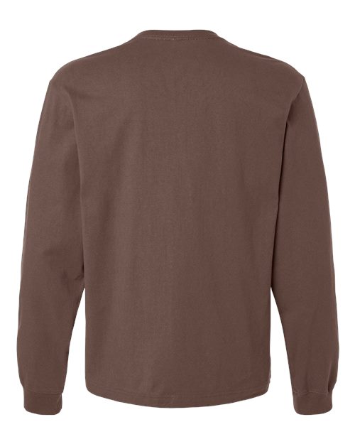 BELLA + CANVAS 4651, Unisex 7.5 Oz Heavyweight Long Sleeve Tee, Cocoa
