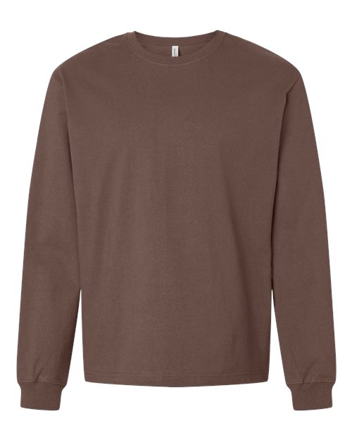 BELLA + CANVAS 4651, Unisex 7.5 Oz Heavyweight Long Sleeve Tee, Cocoa