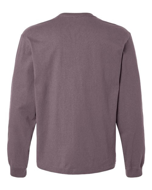 BELLA + CANVAS 4651, Unisex 7.5 Oz Heavyweight Long Sleeve Tee, Purple Storm