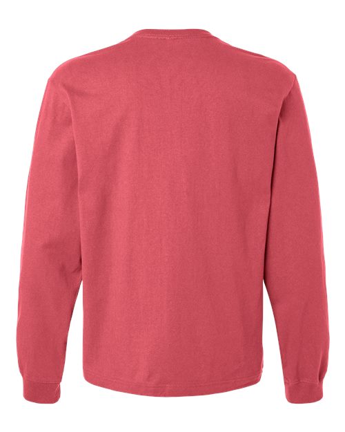 BELLA + CANVAS 4651, Unisex 7.5 Oz Heavyweight Long Sleeve Tee, Vintage Red