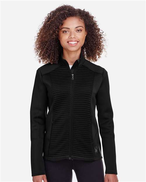 Spyder S16522, Women's Venom Full-zip Jacket, Black