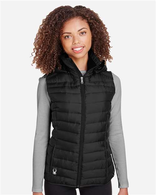 Spyder S16641, Women's Supreme Puffer Vest, Black