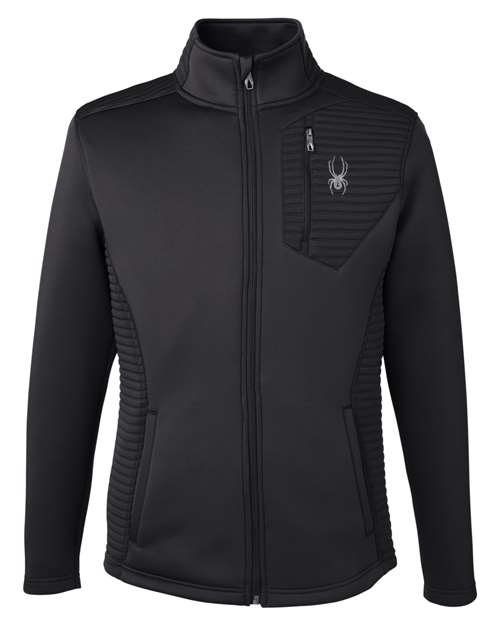 Spyder S16539, Men's Venom Full-zip Jacket, Black