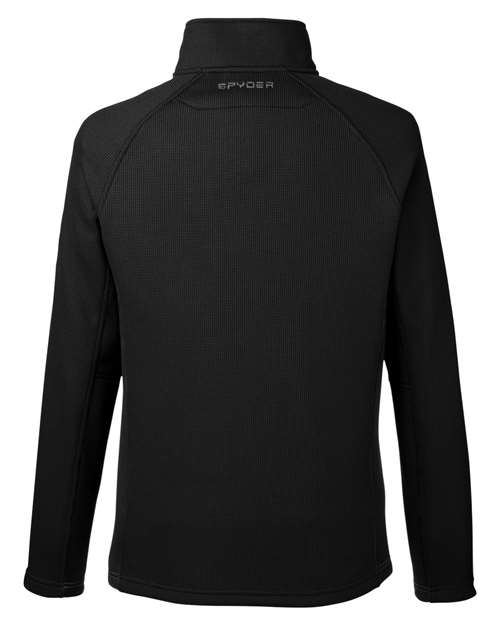 Spyder S16561, Men's Constant Half-zip Sweater Fleece Pullover, Black
