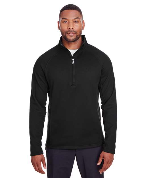 Men's Constant Half-Zip Pullover Sweater - - 12736 Black 10-10.9 oz 450A0 AB Retail Exclusive Brands CA New ab Fleece Jackets Long Sleeves Mens & Unisex New AB Outerwear Pockets Polyester - 100% Pullovers Quarter-Zips S&S Deep Deals S&S Exclusive Brands S16561 Spyder Sweaters Tops Visible Logos Zips