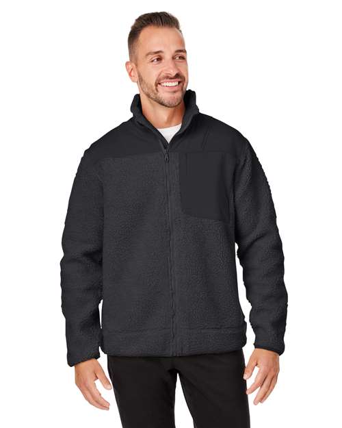 Unisex Venture Sherpa Jacket - - 12754 Black 487A0 AB Retail Exclusive Brands CA New ab Full-Zips Jackets Mens & Unisex New AB Outerwear Polyester - 100% S&S Deep Deals S&S Exclusive Brands S17940 Sherpa Spyder Zips