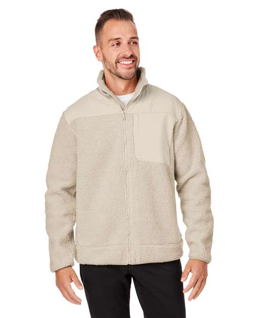 Unisex Venture Sherpa Jacket - - 12754 Natural 487A0 AB Retail Exclusive Brands CA New ab Full-Zips Jackets Mens & Unisex New AB Outerwear Polyester - 100% S&S Deep Deals S&S Exclusive Brands S17940 Sherpa Spyder Zips