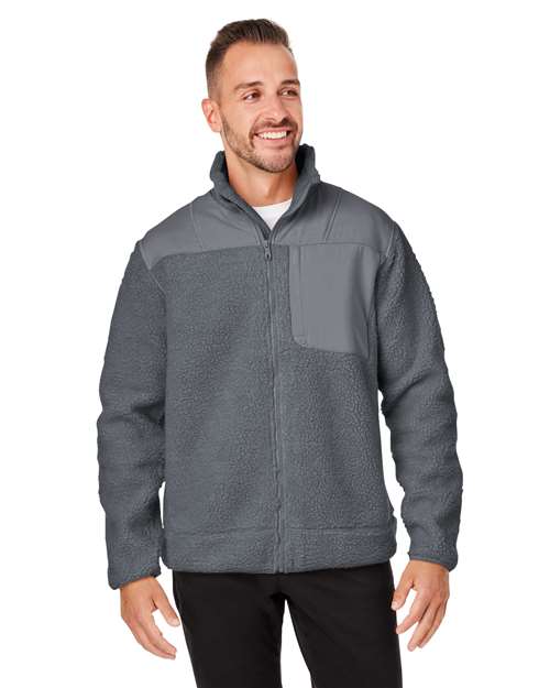 Unisex Venture Sherpa Jacket - - 12754 Polar 487A0 AB Retail Exclusive Brands CA New ab Full-Zips Jackets Mens & Unisex New AB Outerwear Polyester - 100% S&S Deep Deals S&S Exclusive Brands S17940 Sherpa Spyder Zips