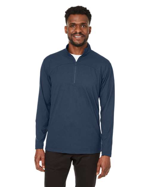 Men's Spyre Quarter-Zip Pullover - - 12759 Frontier Frost 474A0 AB Retail Exclusive Brands CA New ab Jackets Mens & Unisex New AB Pullovers Quarter-Zips S&S Exclusive Brands S17916 Spandex Spyder Sun/UV Protection Tops Visible Logos Zips