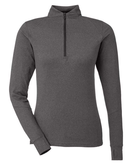 Spyder S17917, Women's Spyre Quarter-zip Pullover, Black Frost