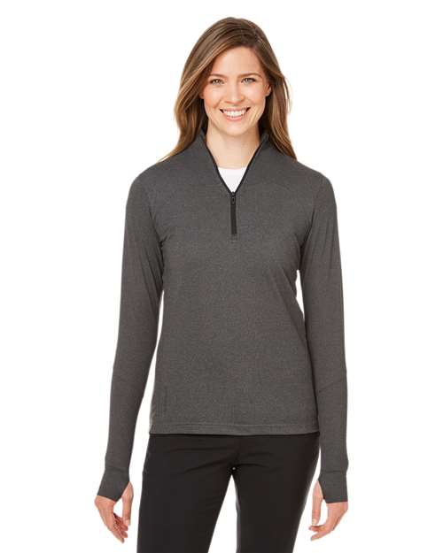 Women's Spyre Quarter-Zip Pullover - - 12767 Black Frost 475A0 5-5.9 oz AB Retail Exclusive Brands CA New ab Jackets New AB Polyester Pullovers Quarter-Zips S&S Deep Deals S&S Exclusive Brands S17917 Spandex Spyder Sun/UV Protection Thumbholes Tops Visible Logos Womens Zips