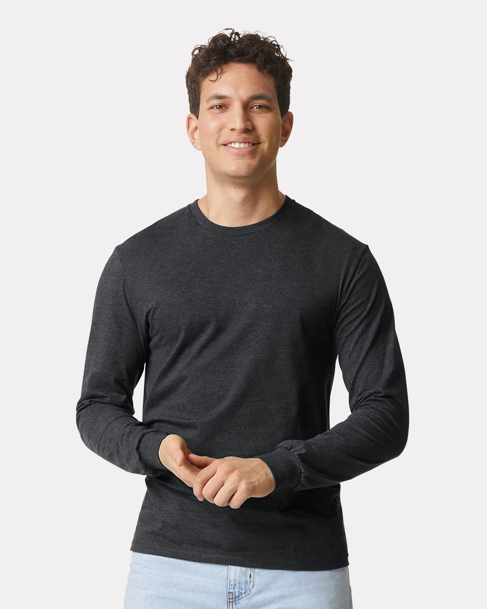 Gildan 64440CVC, Unisex Softstyle Cvc Long Sleeve T-shirt, Cactus