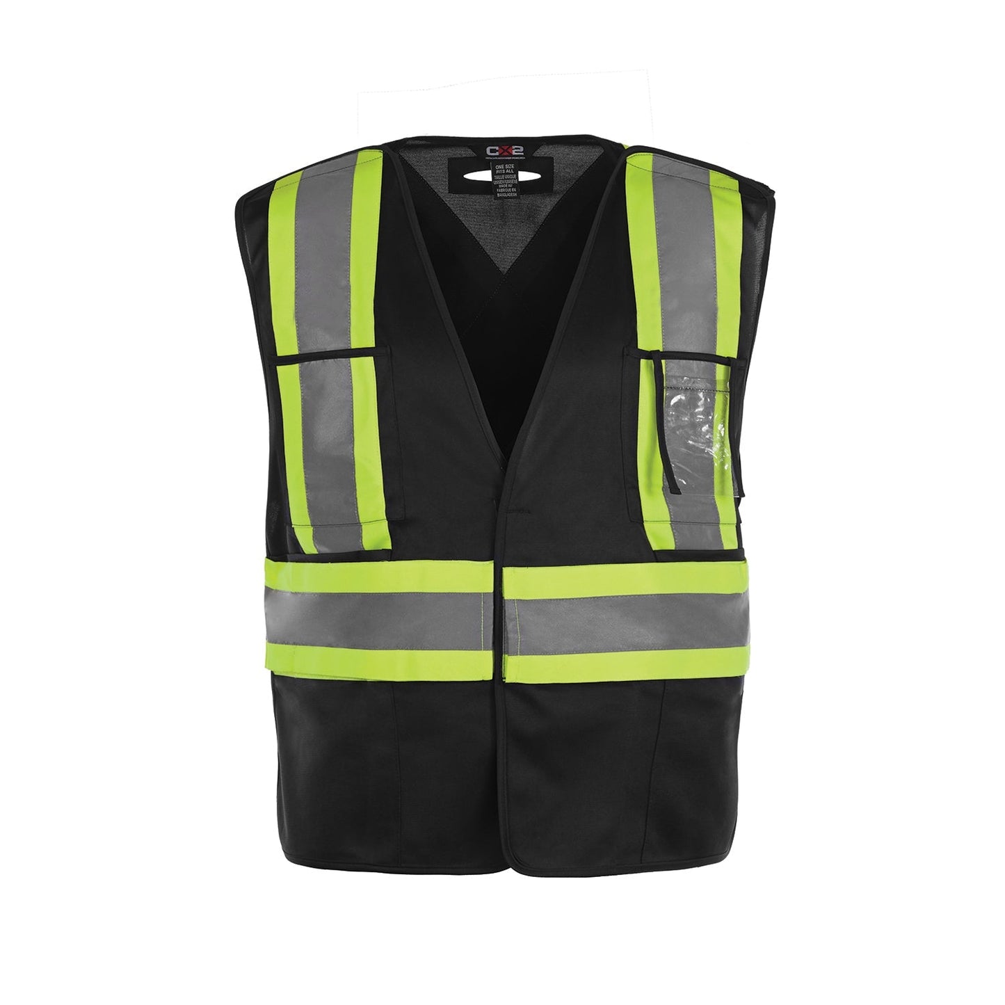 L01170 - Protector - Tricot Hi-Vis 5 Point Tear Away Vest - One Size