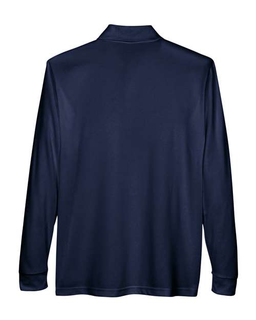 CORE365 88192P, Men's Pinnacle Performance Long Sleeve Piqué Polo With Pocket, Classic Navy
