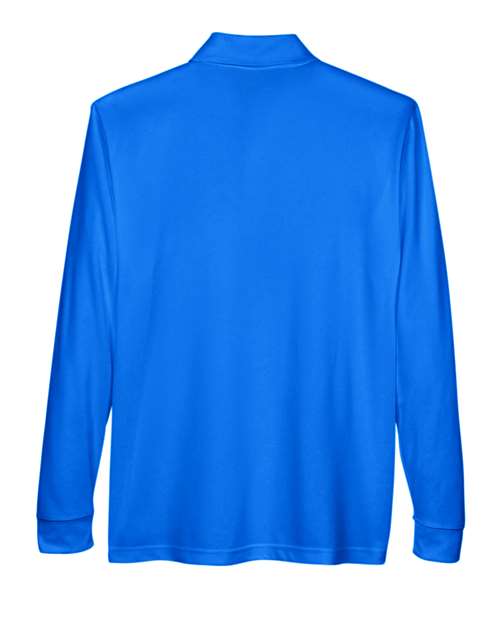 CORE365 88192P, Men's Pinnacle Performance Long Sleeve Piqué Polo With Pocket, True Royal