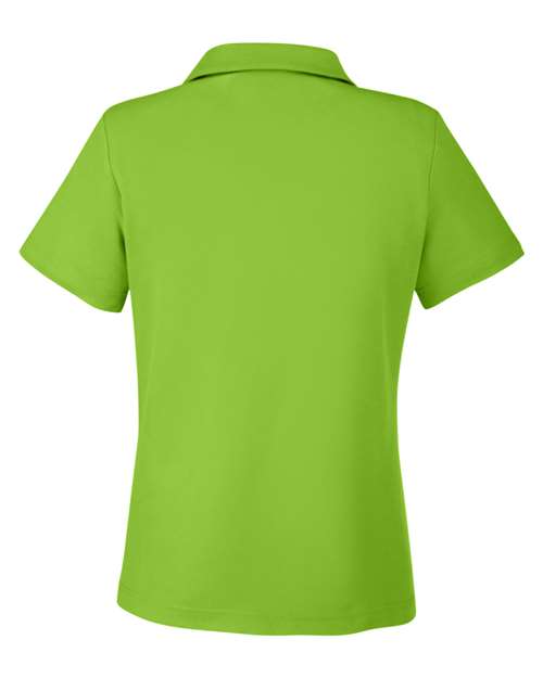 CORE365 CE112W, Women's Fusion Chromasoft Pique Polo, Acid Green