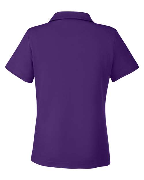 CORE365 CE112W, Women's Fusion Chromasoft Pique Polo, Campus Purple