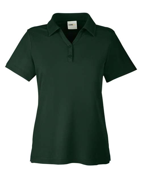CORE365 CE112W, Women's Fusion Chromasoft Pique Polo, Forest