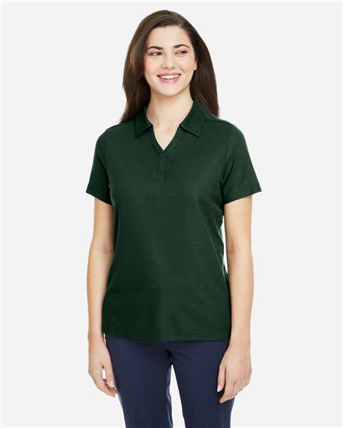 CORE365 CE112W, Women's Fusion Chromasoft Pique Polo, Forest