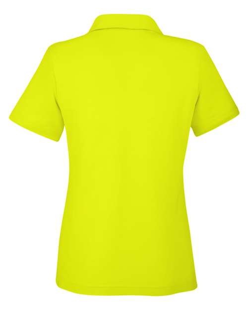CORE365 CE112W, Women's Fusion Chromasoft Pique Polo, Safety Yellow
