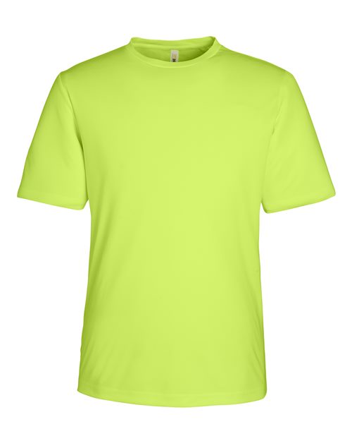 CORE365 CE10, Unisex Capital Performance T-shirt, Safety Yellow