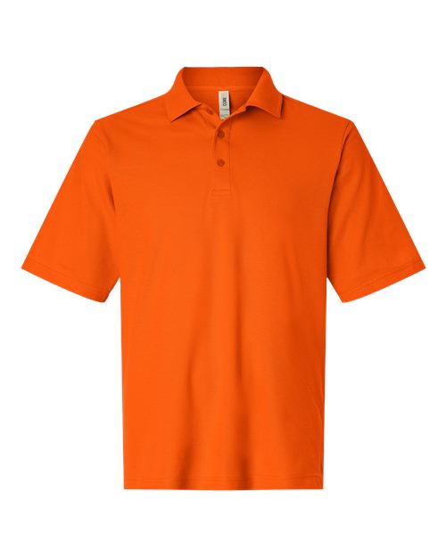 CORE365 CE106, Men's Resolve Cvc Performance Pique Polo, Campus Orange