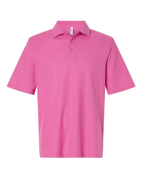 CORE365 CE106, Men's Resolve Cvc Performance Pique Polo, Charity Pink