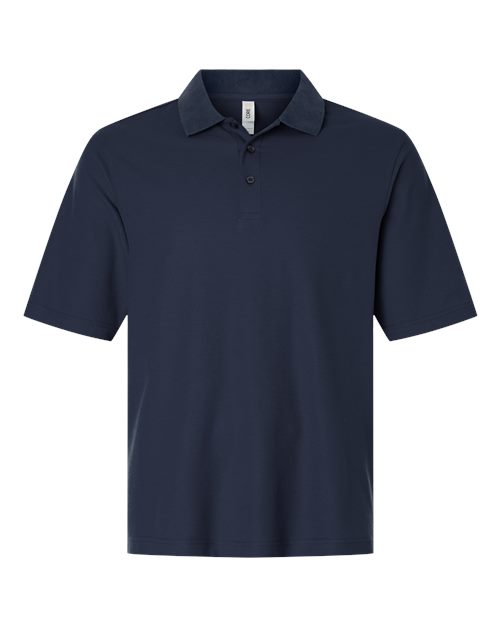 CORE365 CE106, Men's Resolve Cvc Performance Pique Polo, Classic Navy