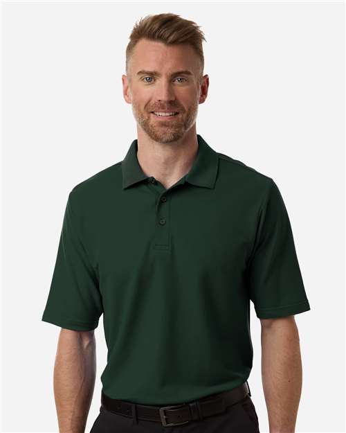 Men's Resolve CVC Performance Pique Polo - Forest -  - 13192
