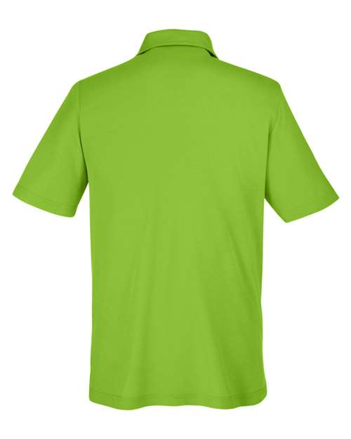 CORE365 CE112, Men's Fusion Chromasoft Pique Polo, Acid Green
