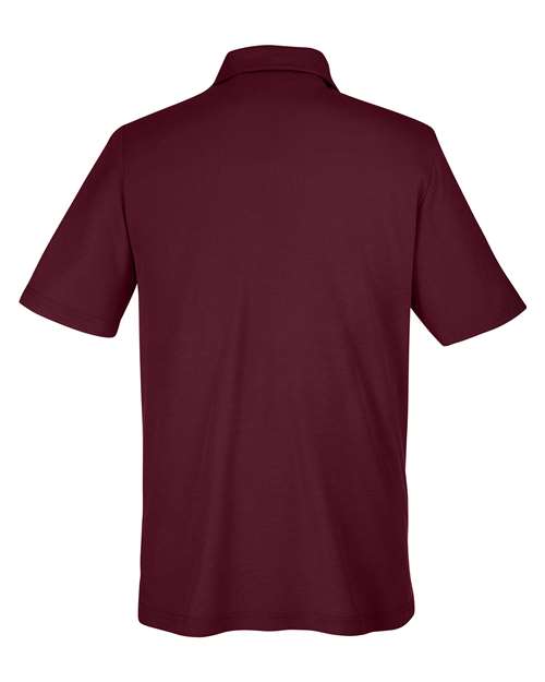 CORE365 CE112, Men's Fusion Chromasoft Pique Polo, Burgundy
