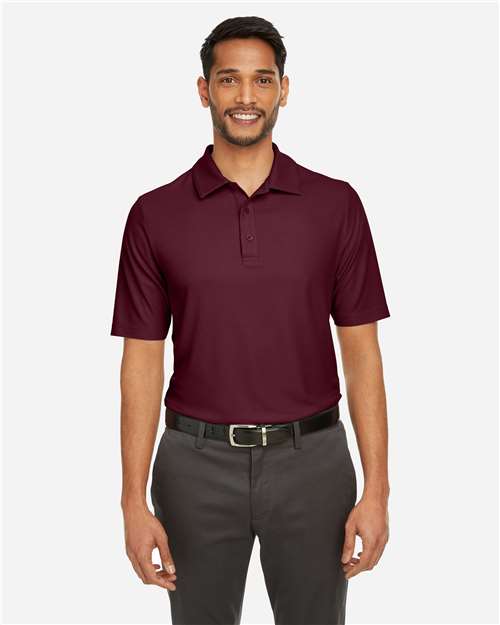 CORE365 CE112, Men's Fusion Chromasoft Pique Polo, Burgundy