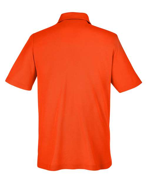 CORE365 CE112, Men's Fusion Chromasoft Pique Polo, Campus Orange