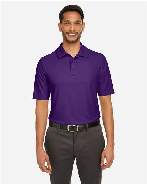 CORE365 CE112, Men's Fusion Chromasoft Pique Polo, Campus Purple