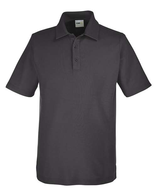 CORE365 CE112, Men's Fusion Chromasoft Pique Polo, Carbon