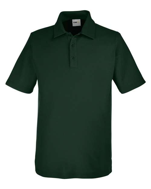 CORE365 CE112, Men's Fusion Chromasoft Pique Polo, Forest