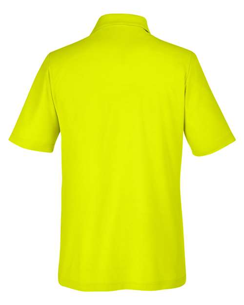CORE365 CE112, Men's Fusion Chromasoft Pique Polo, Safety Yellow