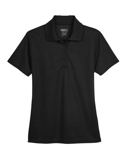 CORE365 78181, Women's Origin Performance Piqué Polo, Black