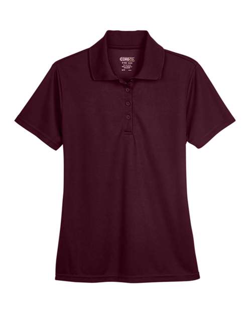 CORE365 78181, Women's Origin Performance Piqué Polo, Burgundy