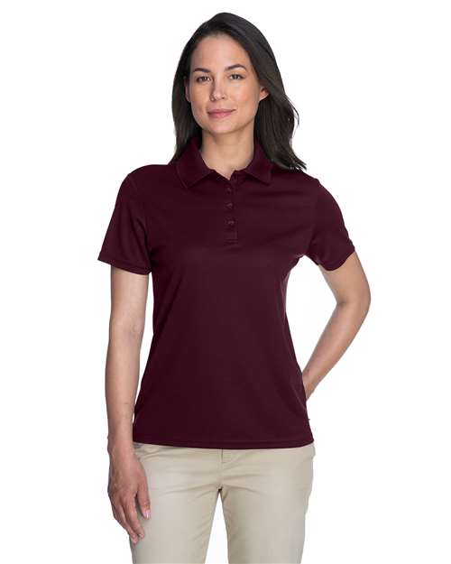 Women's Origin Performance Piqué Polo - Burgundy -  - 13179