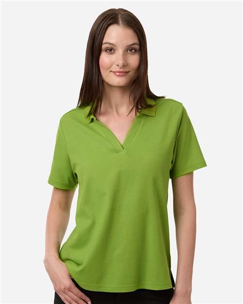 CORE365 CE106W, Women's Resolve Cvc Performance Pique Polo, Acid Green