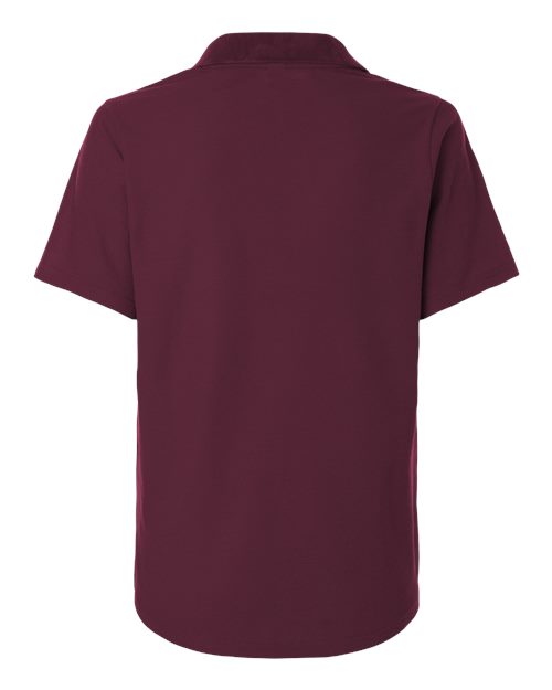 CORE365 CE106W, Women's Resolve Cvc Performance Pique Polo, Burgundy