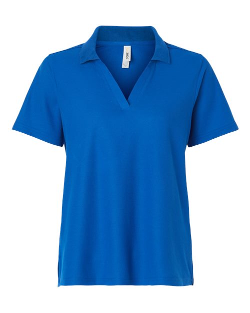 CORE365 CE106W, Women's Resolve Cvc Performance Pique Polo, True Royal