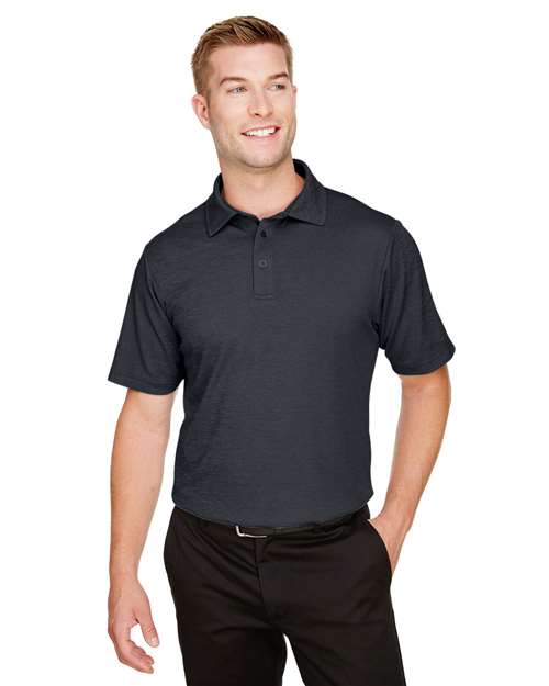 Men's CrownLux Performance® Address Mélange Polo - - 13196 Black Heather 2025 Polo Guide 2025 Polo Guide Uniforms 2025 Polo Guide Uniforms - Corporate & Business 4-4.9 oz 645B2 AB Exclusive Brands CA New ab Devon & Jones DG22 Mens & Unisex Mesh Moisture-Management New AB Performance Polos Polos & Knits Polyester - 100% S&S Exclusive Brands Short Sleeves Side Seams Sport Shirts Sun/UV Protection Tops